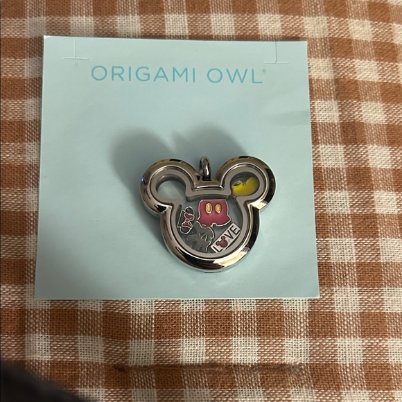 Origami Owl Jewelry - Origami Owl Disney Mouse Charm with Red and Yellow Accents